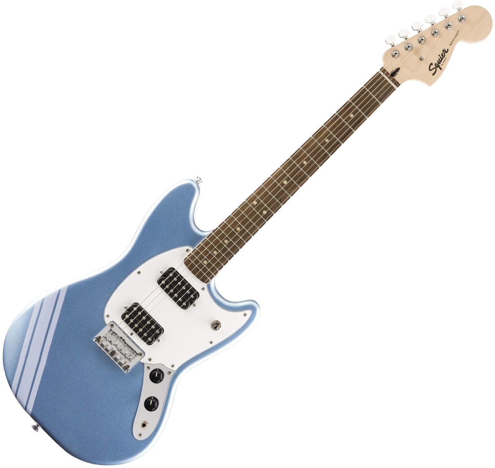 Guitarra electrica Fender Squier FSR Bullet Competition Mustang HH IL Lake Placid Blue