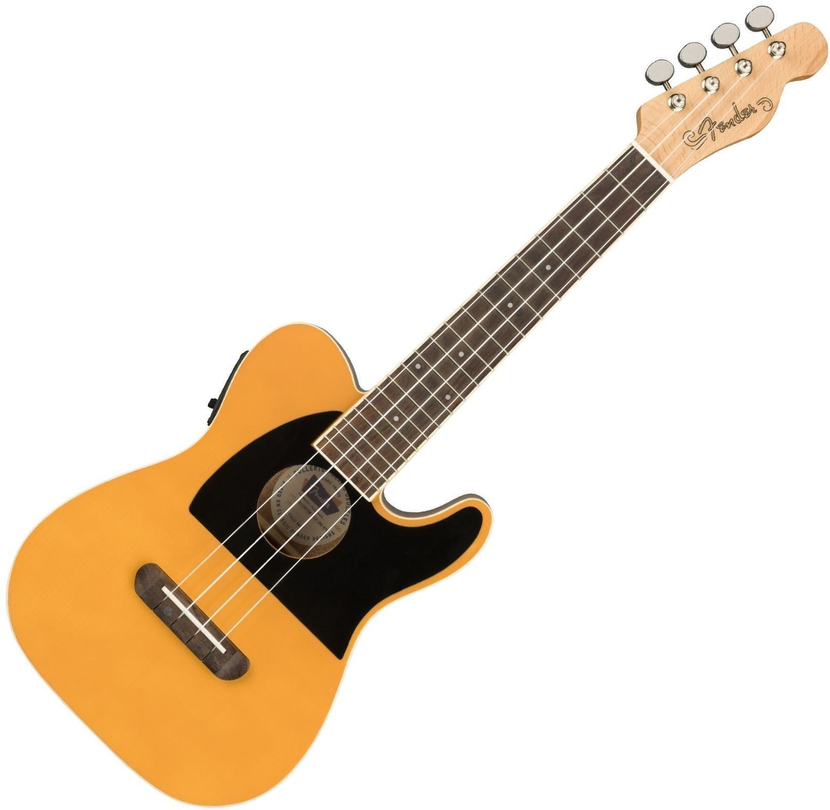 Koncertné ukulele Fender Fullerton Telecaster Koncertné ukulele Butterscotch