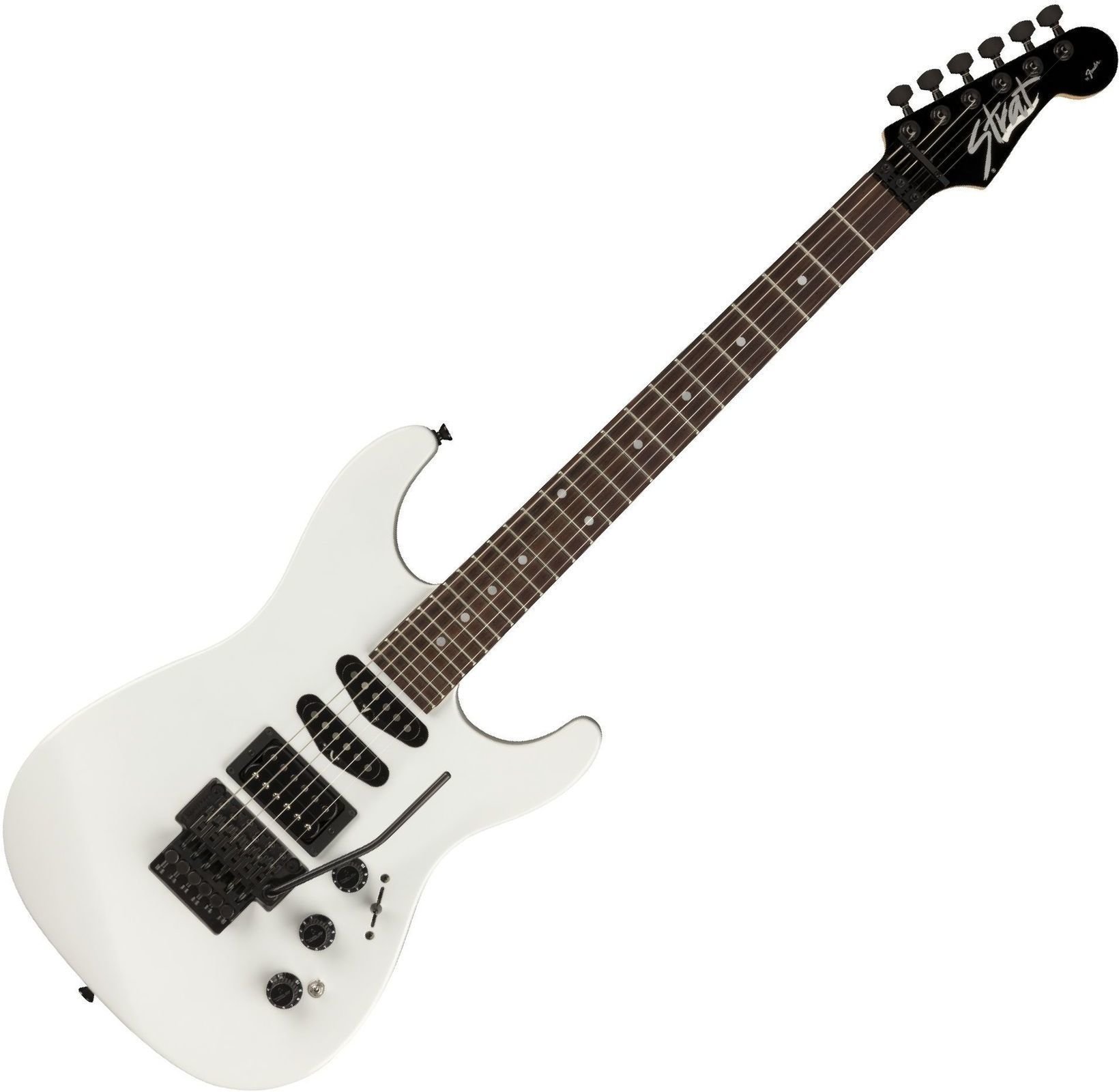 Elektrische gitaar Fender HM Stratocaster RW Bright White