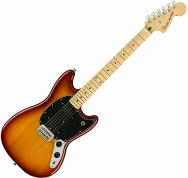 Elektriska gitarrer Fender Mustang MN Sienna Sunburst - 1