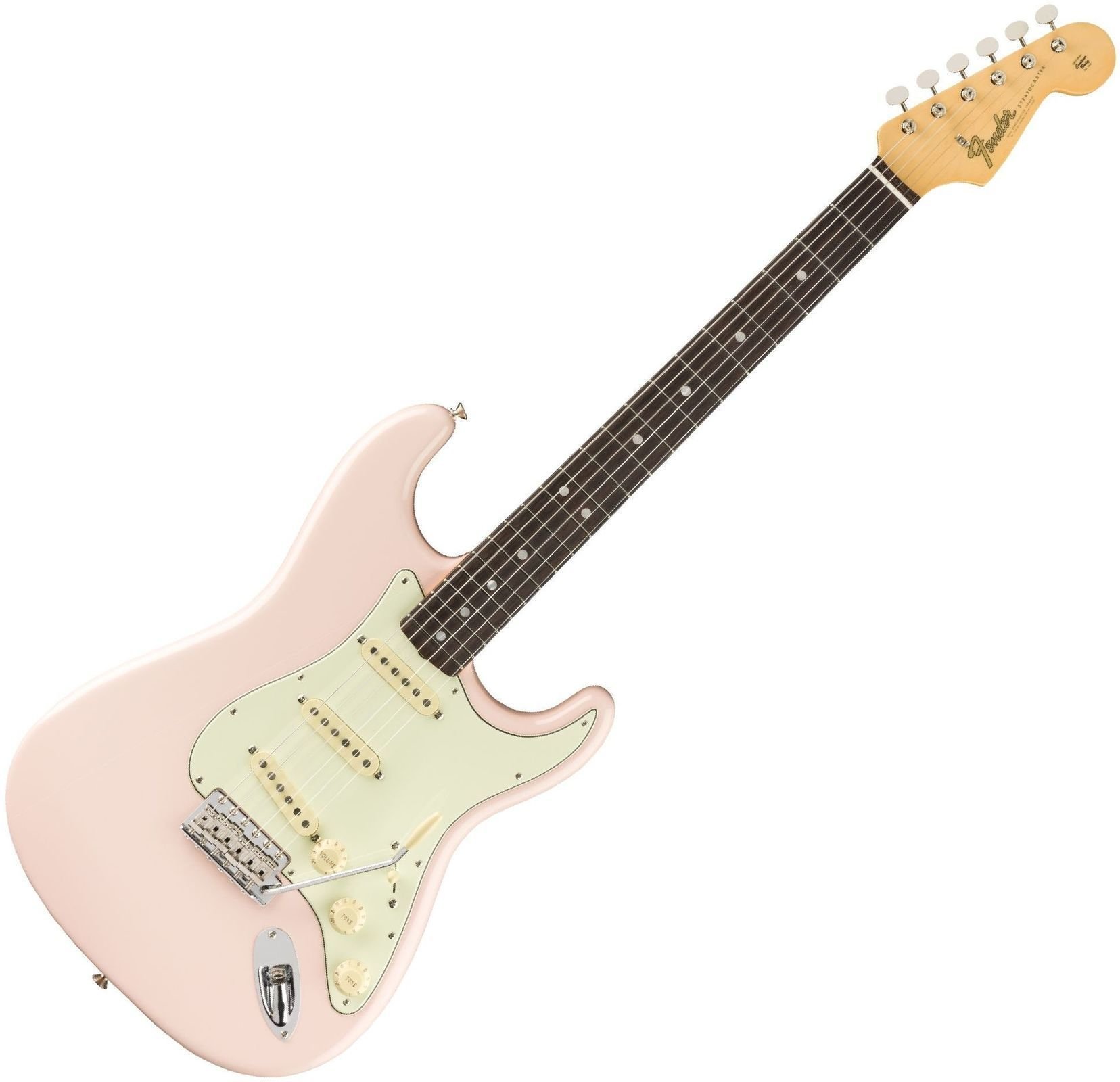 Electric guitar Fender American Original '60s Stratocaster RW Shell Pink