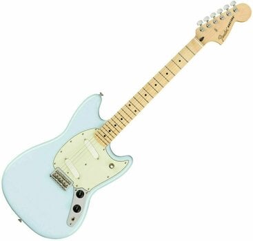 Elektrische gitaar Fender Mustang MN Sonic Blue - 1