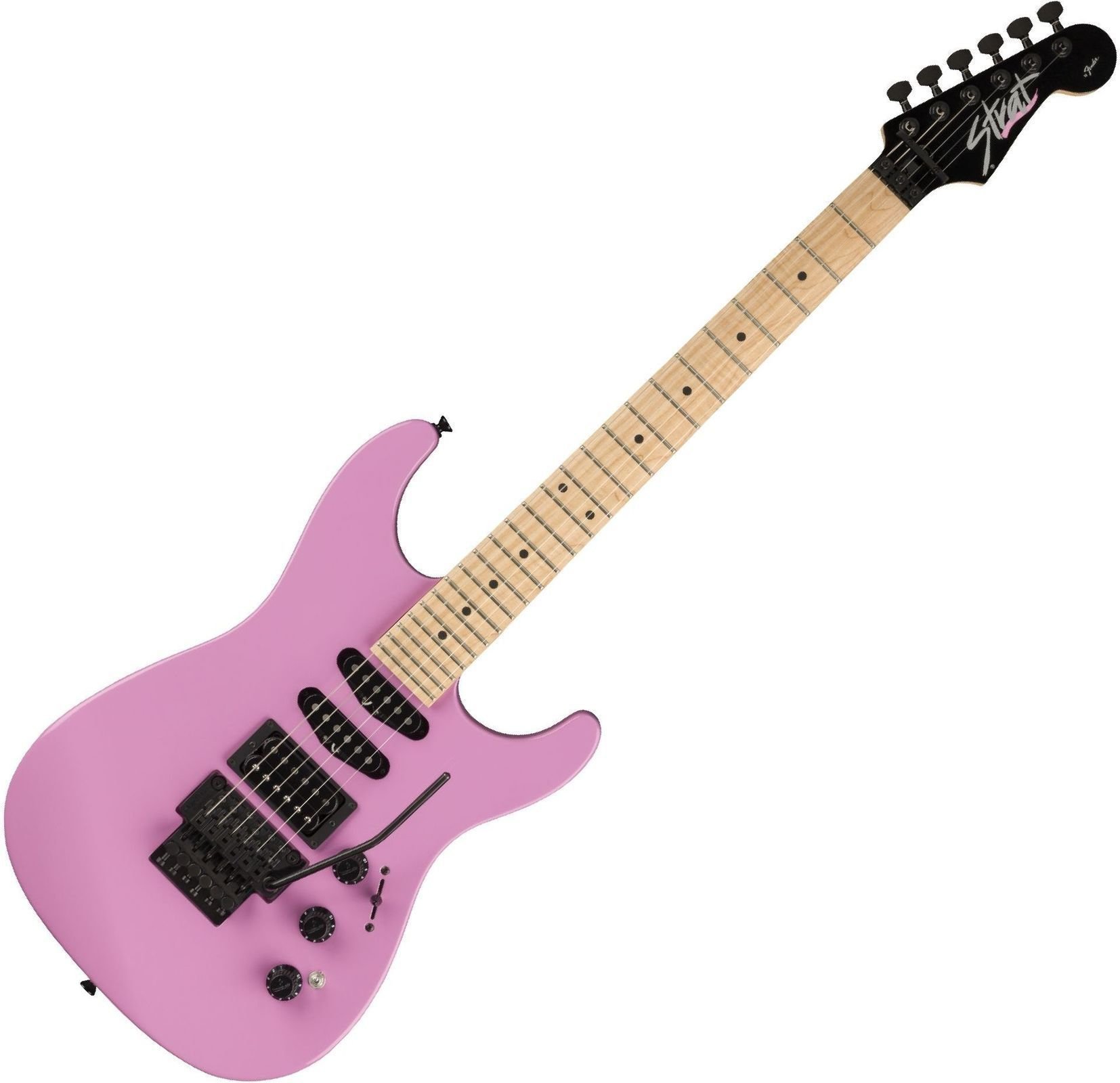 Guitarra elétrica Fender HM Stratocaster MN Flash Pink