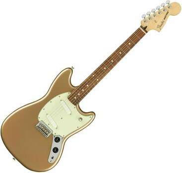 E-Gitarre Fender Mustang PF Firemist Gold - 1