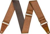 Fender Tooled Leather Guitar Strap 2'' Brown Gitaarriem (Als nieuw)