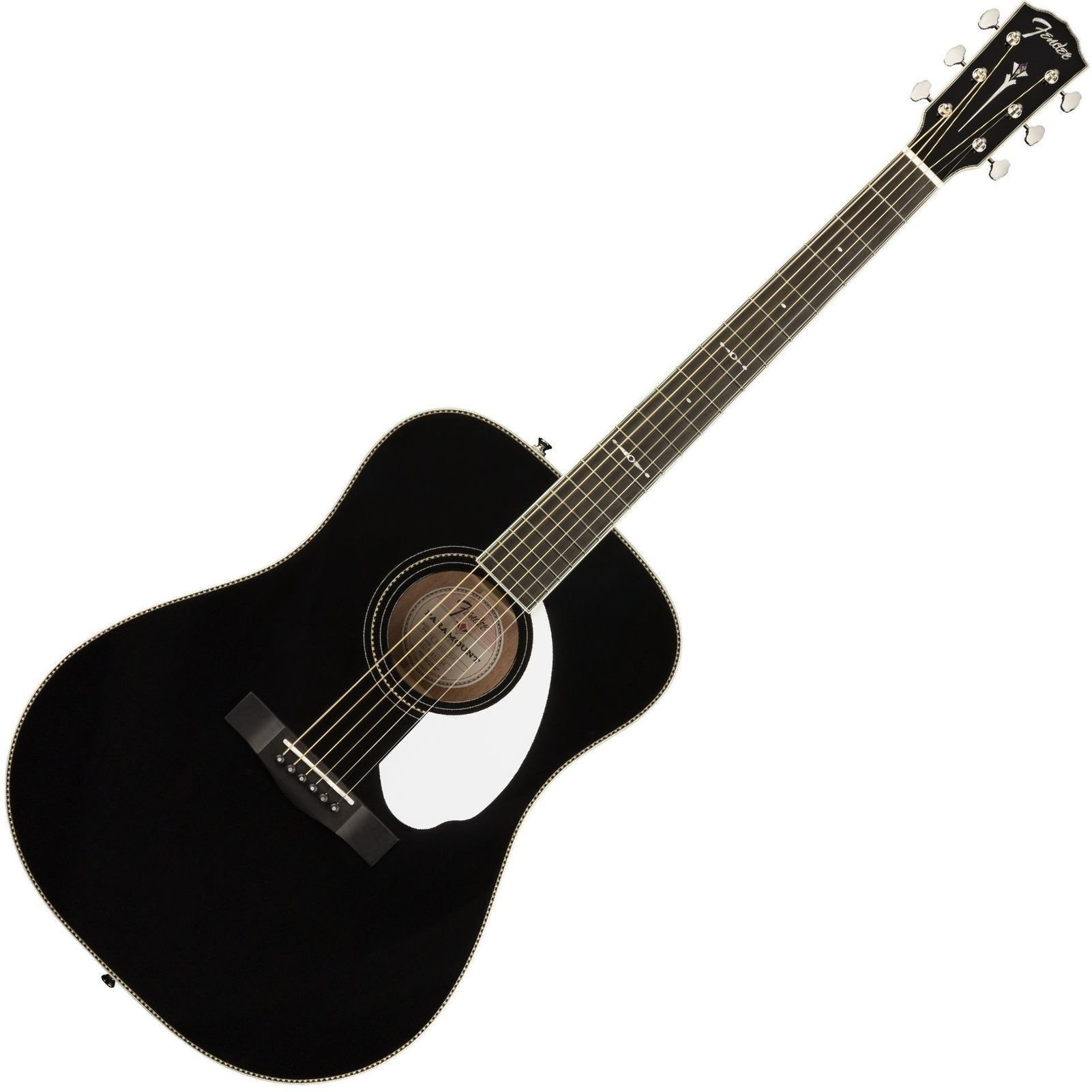 Електро-акустична китара Дреднаут Fender PM-1E Черeн