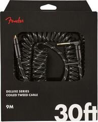 Nástrojový kabel Fender Deluxe Coil 9 m Rovný - Lomený Nástrojový kabel