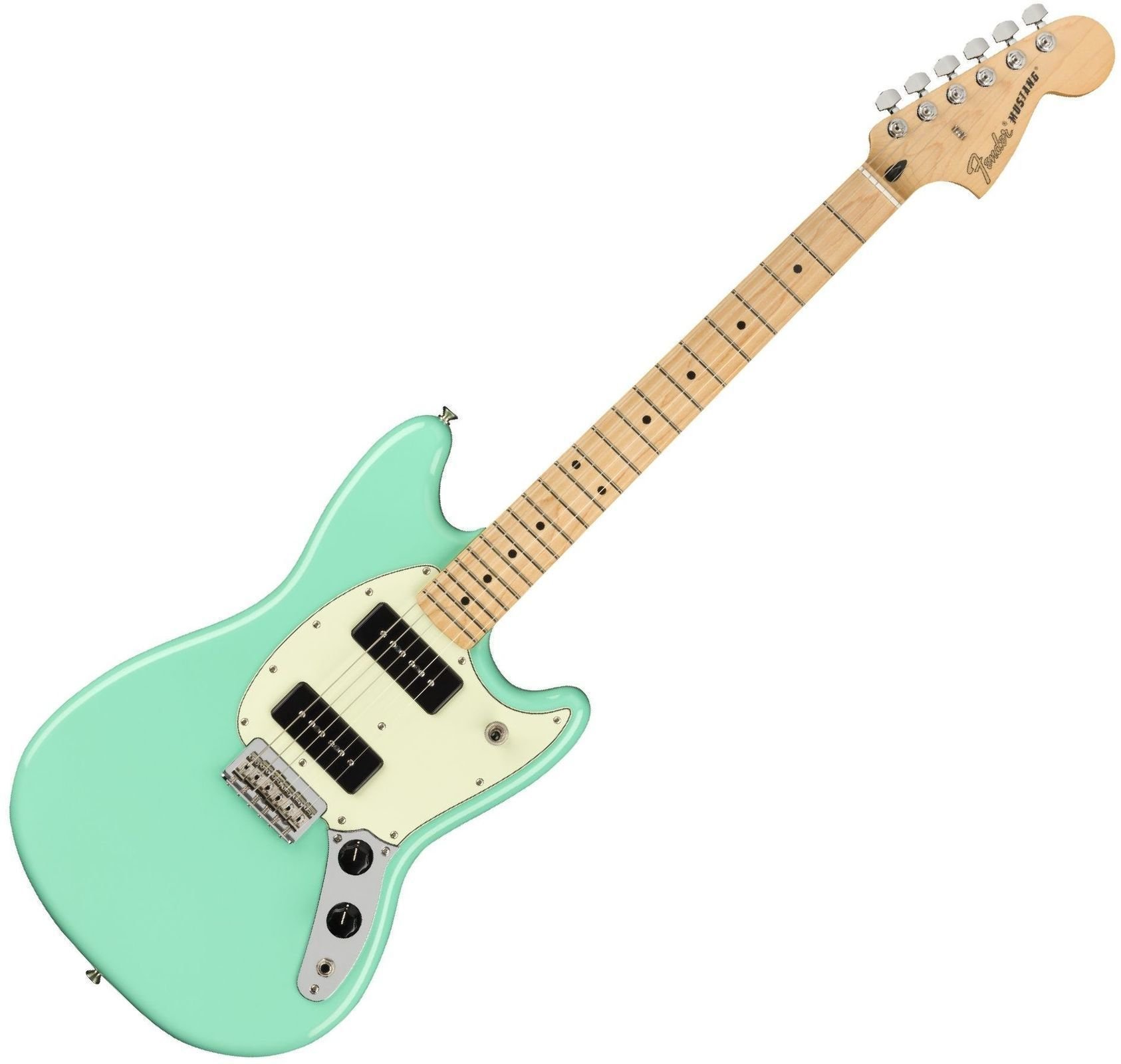 Electric guitar Fender Mustang 90 MN SeaFoam Green