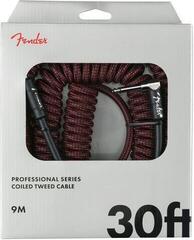 Fender Professional Coil Cable 30' Red Tweed