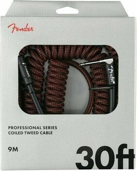 Nástrojový kábel Fender Professional Coil Červená 9 m - 1