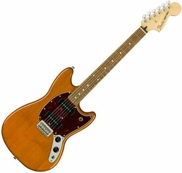 Elektrische gitaar Fender Mustang 90 PF Aged Natural - 1