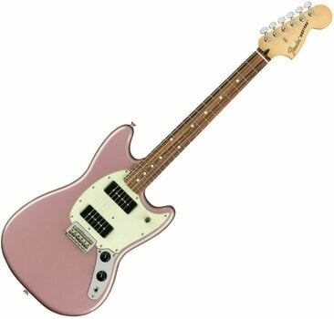 Elektromos gitár Fender Mustang 90 PF Burgundy Mist Metallic - 1