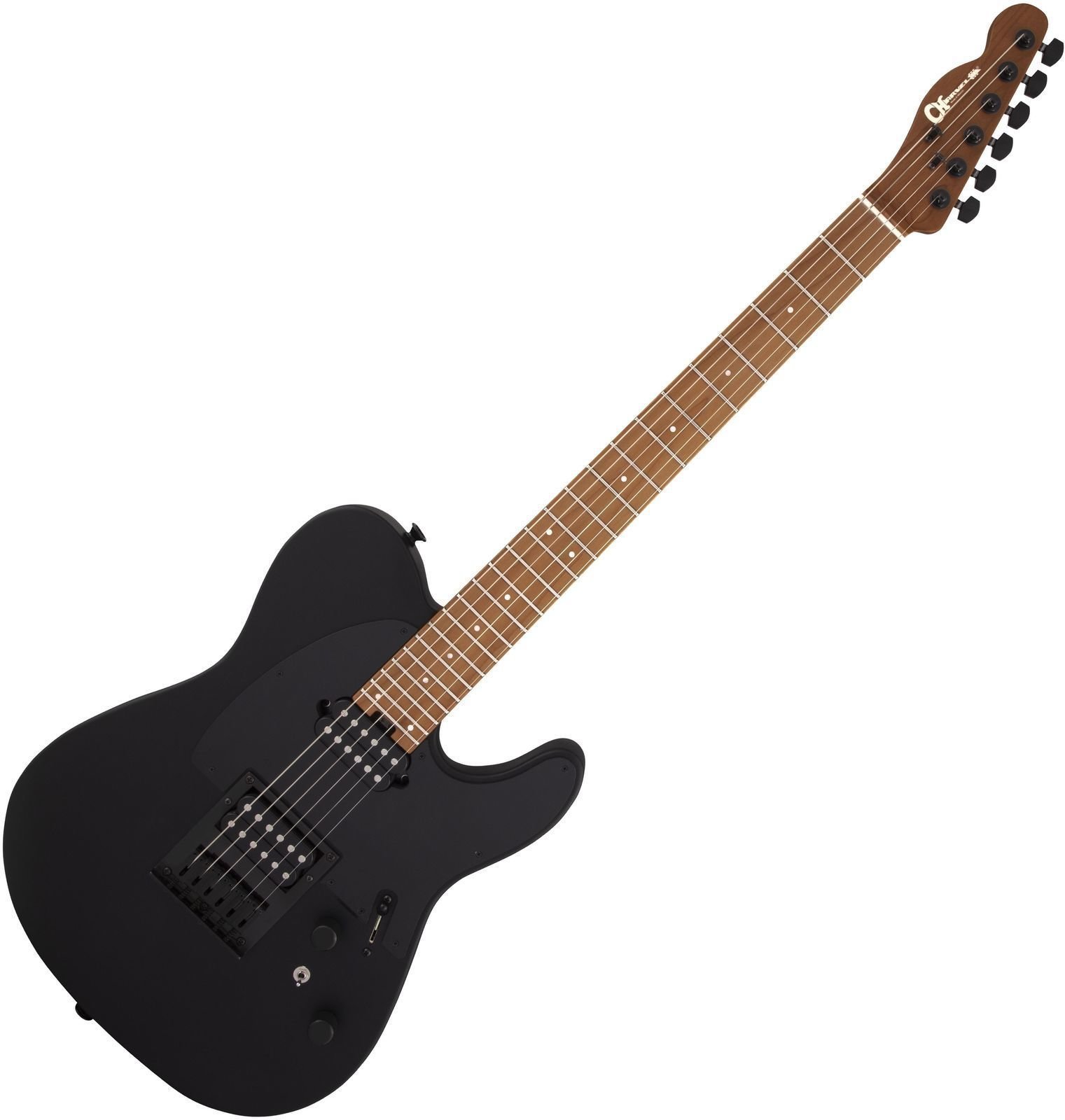 Elektromos gitár Charvel Pro-Mod So-Cal Style 2 24 HH HT CM Satin Black