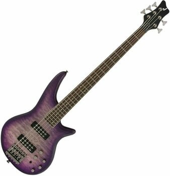 5-saitiger E-Bass, 5-Saiter E-Bass Jackson JS Series Spectra Bass JS3Q V Purple Phaze - 1