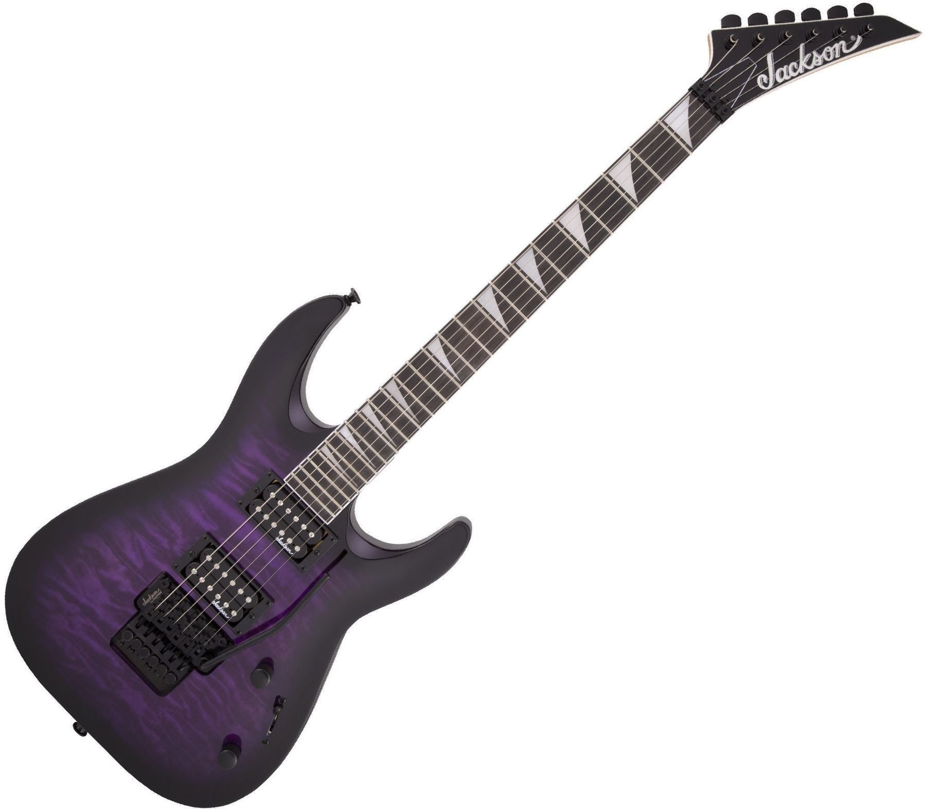 Guitare électrique Jackson JS32Q DKA AH Transparent Purple Burst