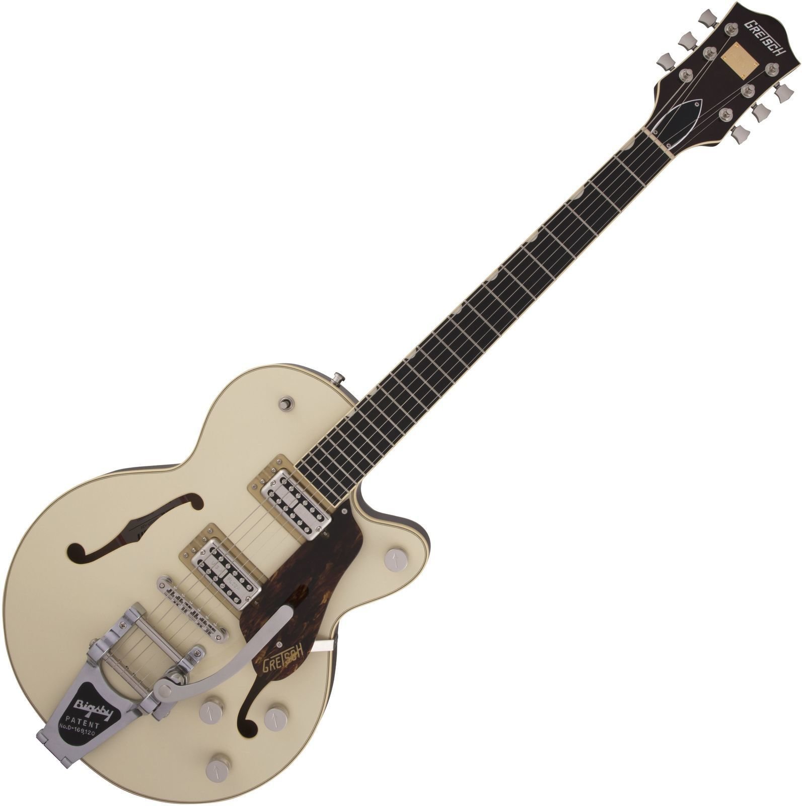 Chitarra Semiacustica Gretsch G6659T Players Edition Broadkaster JR Two-Tone Lotus Ivory/Walnut Stain