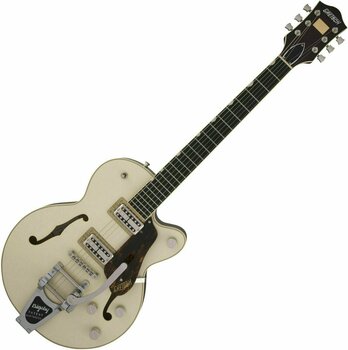 Semi-Acoustic Guitar Gretsch G6659T Players Edition Broadkaster JR Two-Tone Lotus Ivory/Walnut Stain - 1