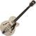 Semi-Acoustic Guitar Gretsch G6659T Players Edition Broadkaster JR Two-Tone Lotus Ivory/Walnut Stain