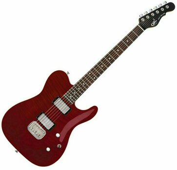 Electric guitar G&L Tribute ASAT Deluxe Trans Red - 1