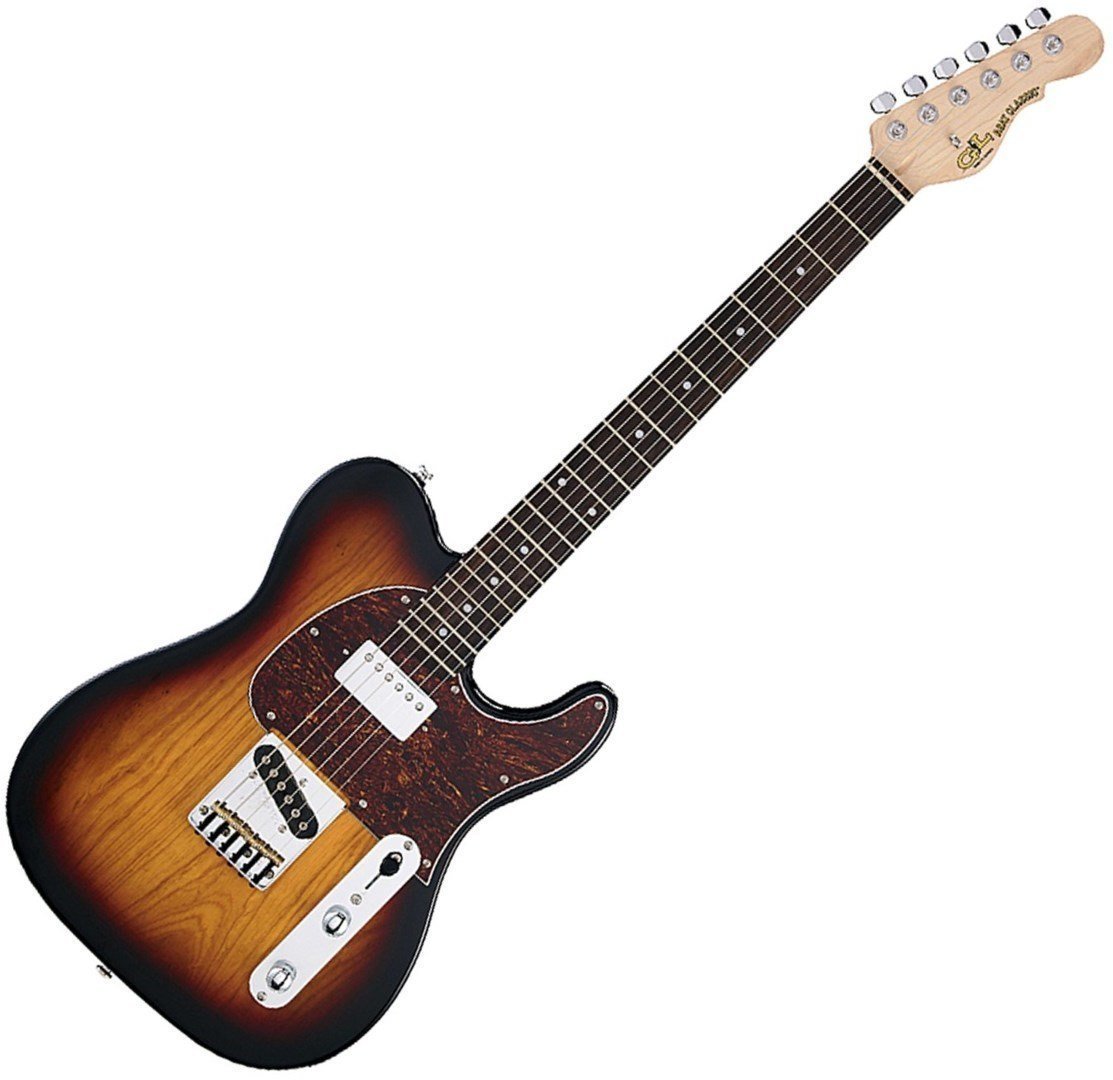 Elektrisk gitarr G&L Tribute ASAT Classic Bluesboy 3-Tone Sunburst