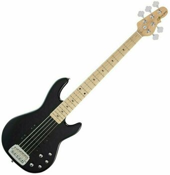 5-saitiger E-Bass, 5-Saiter E-Bass G&L Tribute M-2500 Gloss Black - 1