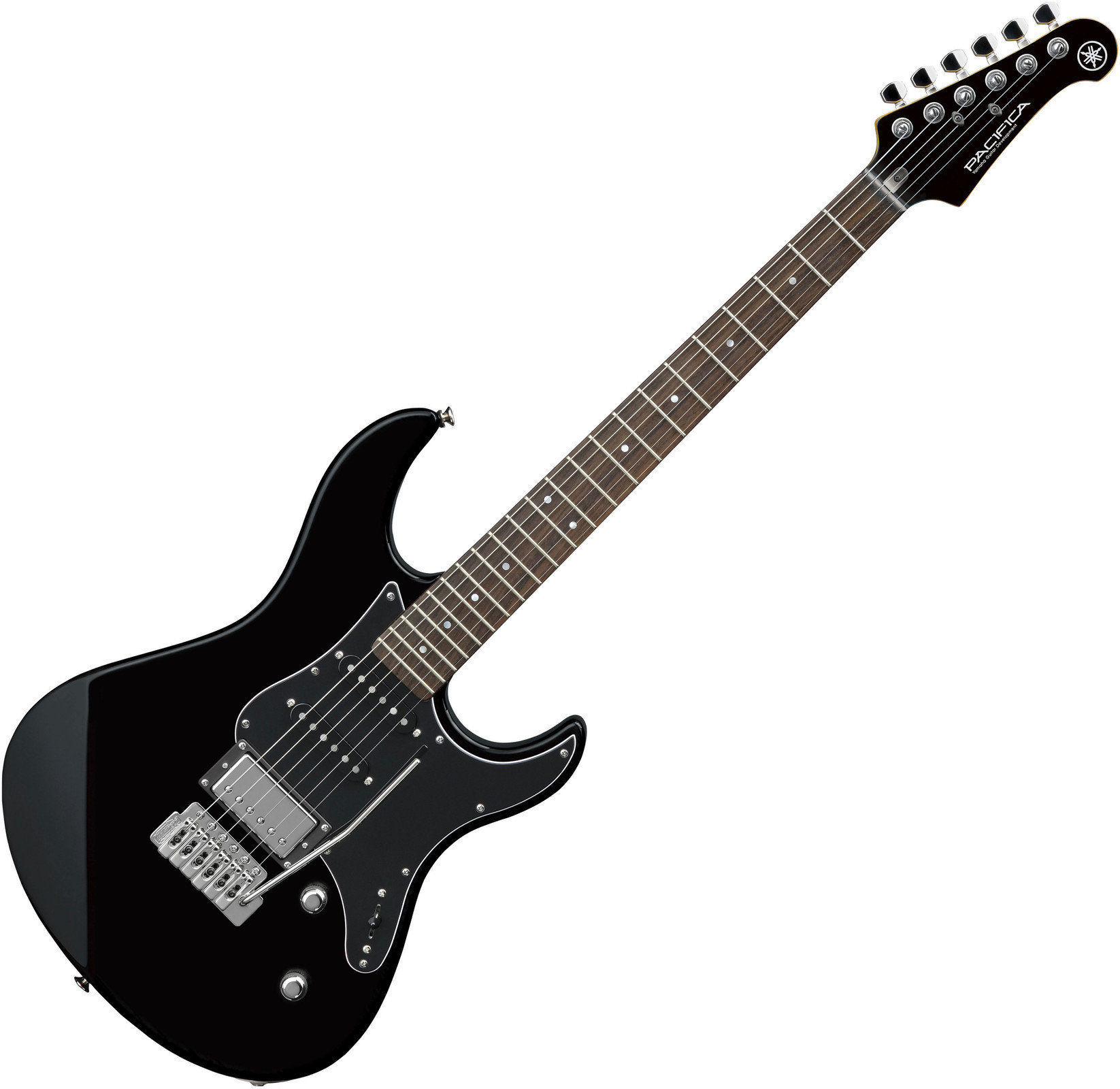 Elektrische gitaar Yamaha Pacifica 612 V Solid Black