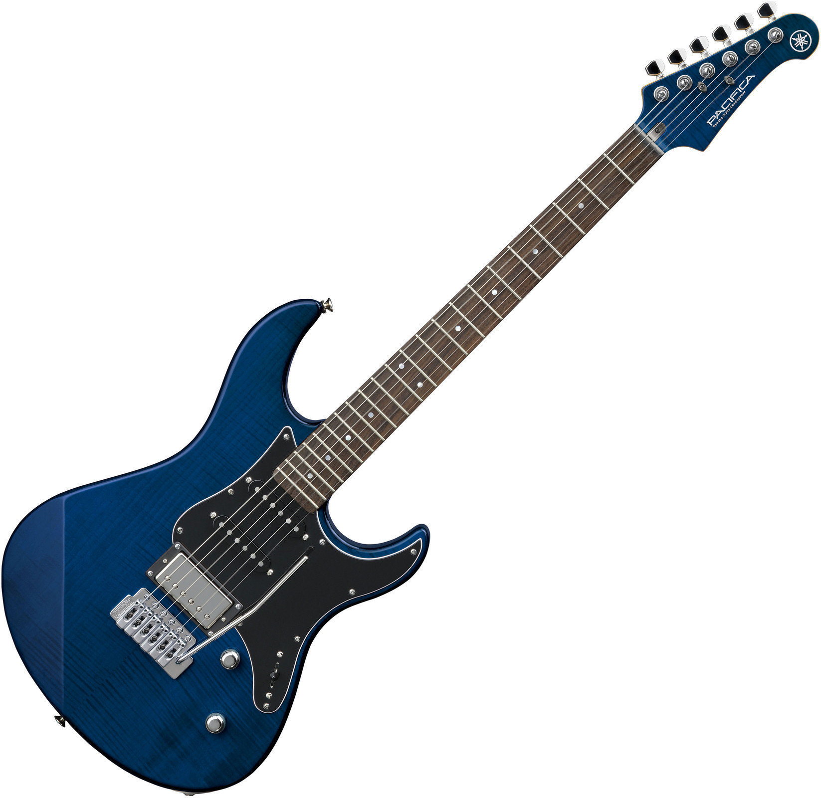 Guitare électrique Yamaha Pacifica 612 V Flamed Maple Translucent BL