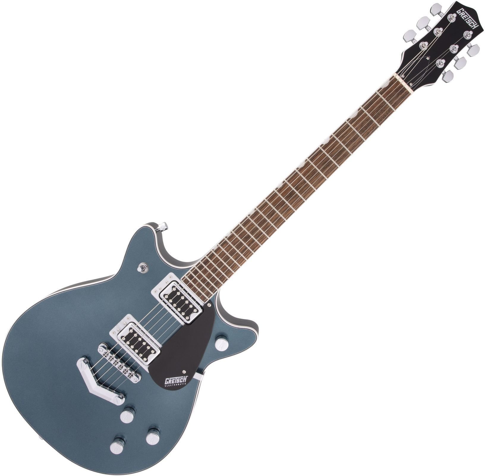 Guitarra elétrica Gretsch G5222 Electromatic Double Jet BT IL Jade Grey Metallic