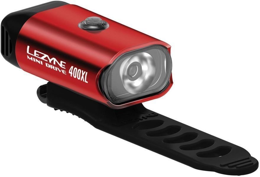 Levně Lezyne Mini Drive 400 lm Red/Hi Gloss Cyklistické světlo