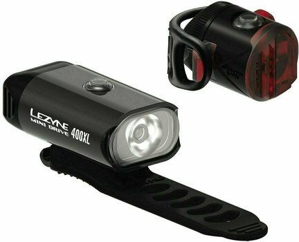 Fietslamp Lezyne Mini Drive 400XL / Femto USB Drive Zwart Front 400 lm / Rear 5 lm Fietslamp - 1