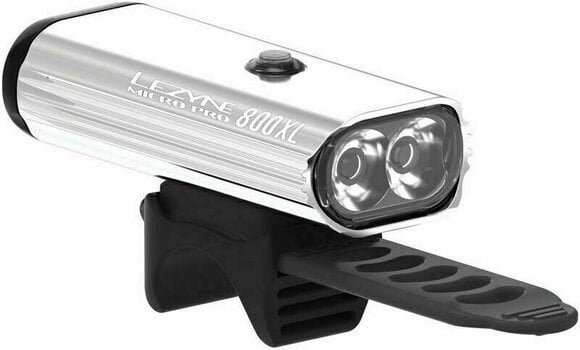 Cyklistické svetlo Lezyne Micro Drive Pro 800 lm Silver/Hi Gloss Cyklistické svetlo - 1