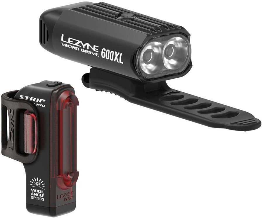 Fietslamp Lezyne Micro Drive 600XL Strip Pair 600 lm Fietslamp
