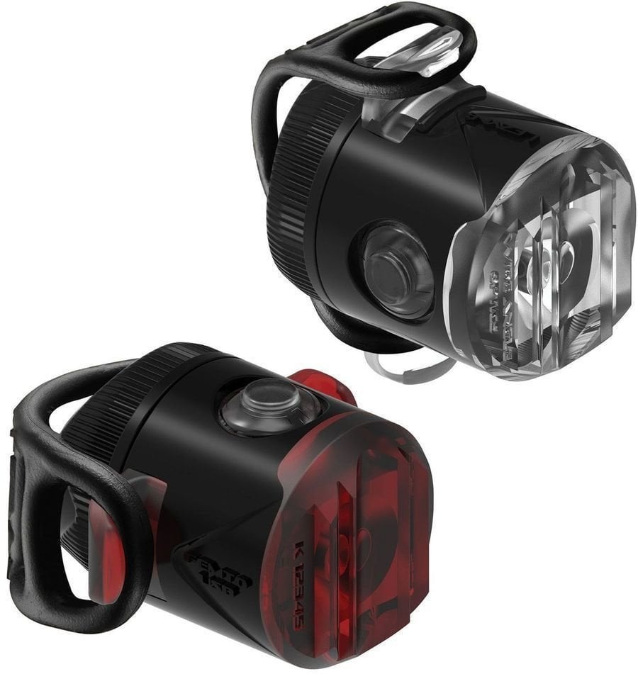 Oświetlenie rowerowe Lezyne Femto USB Drive Czarny Front 15 lm / Rear 5 lm Oświetlenie rowerowe
