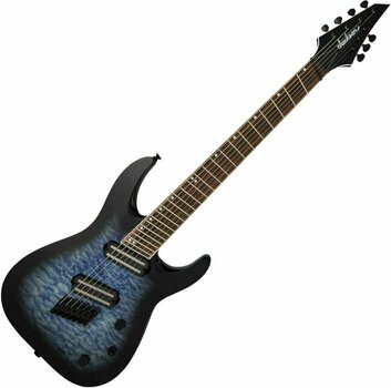 Guitares Multiscales Jackson X Series Soloist Arch Top SLATX7Q IL Transparent Blue Burst - 1