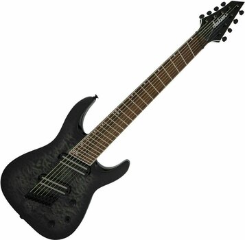 Multi-scale elektrische gitaar Jackson X Series Soloist Arch Top SLATX8Q IL Transparent Black Burst - 1