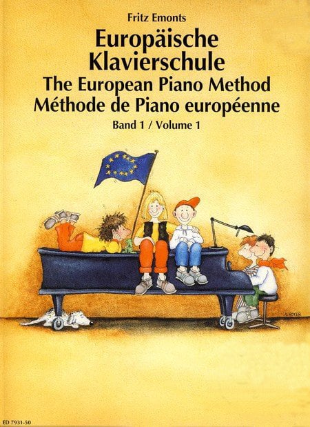 Note za klaviature Fritz Emonts Európska klavírna škola 1 Notna glasba