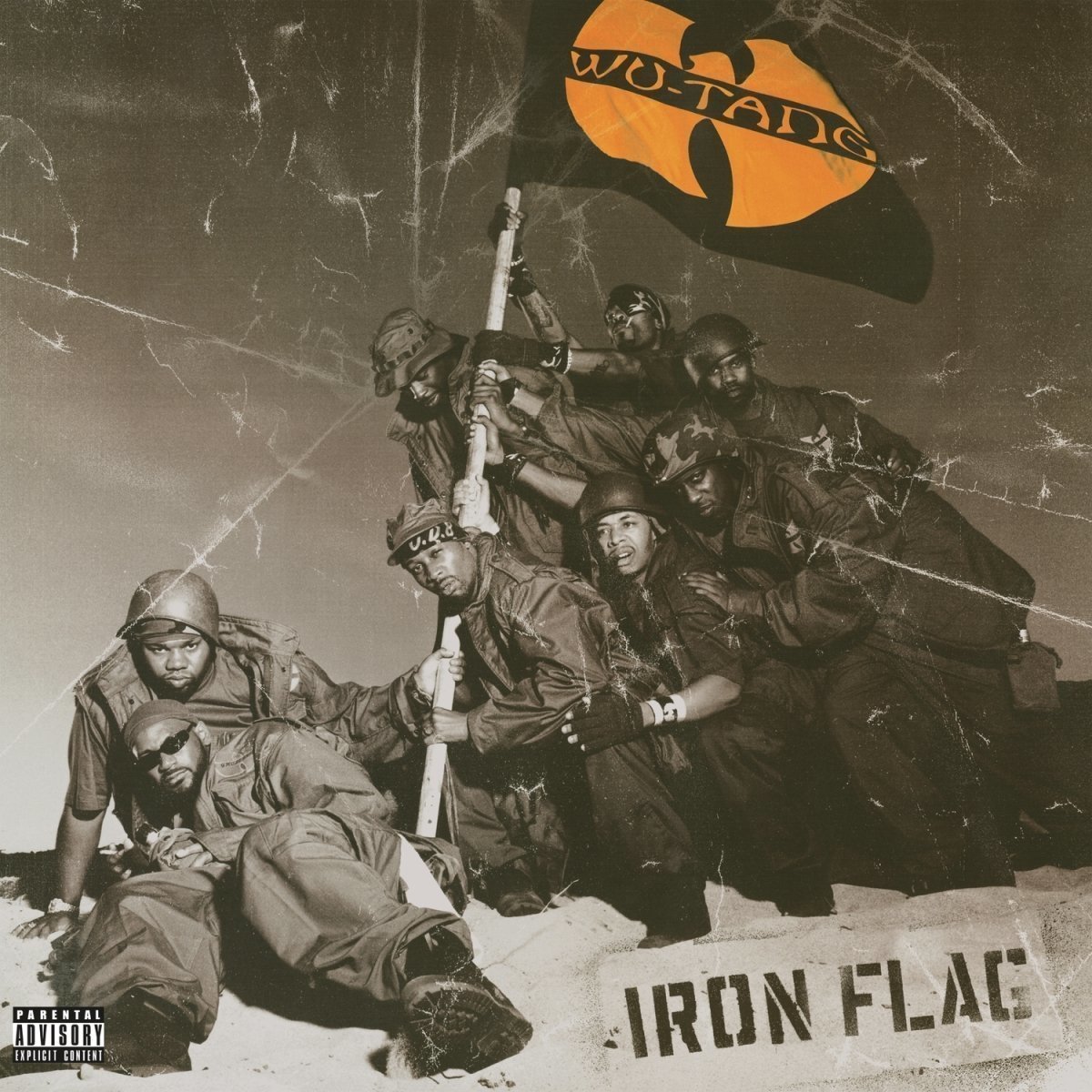 Vinyl Record Wu-Tang Clan Iron Flag (2 LP)