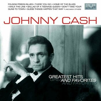 Vinyl Record Johnny Cash Greatest Hits and Favorites (2 LP) - 1