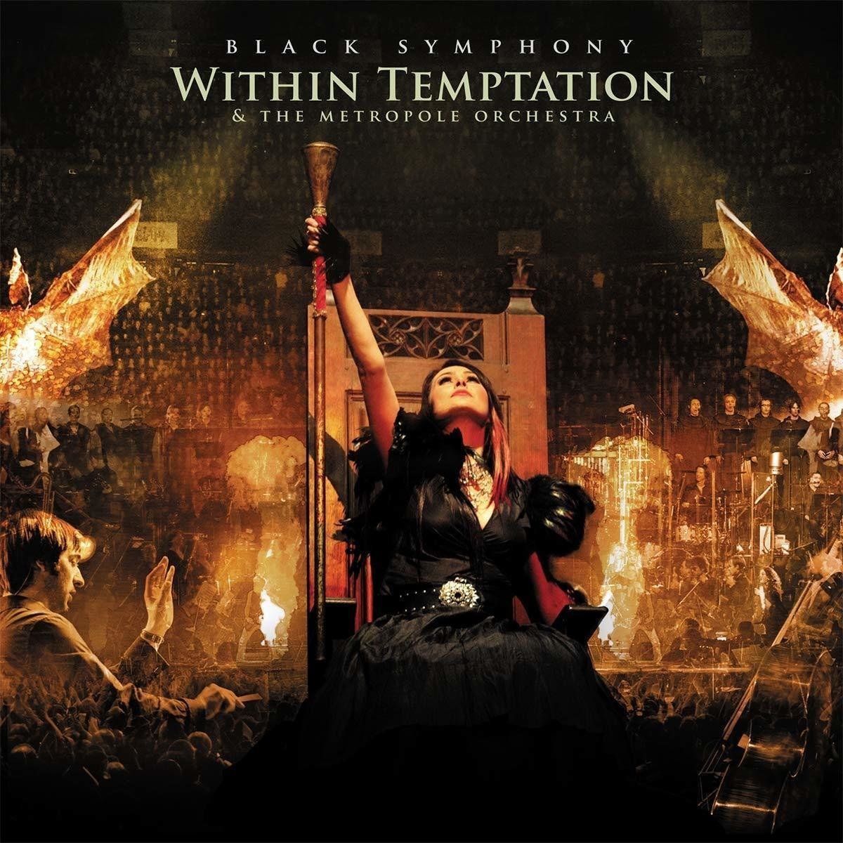 Disco de vinilo Within Temptation - Black Symphony (Gold & Red Marbled Coloured) (Gatefold Sleeve) (3 LP)