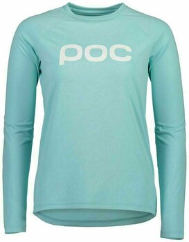 Cyklodres/ tričko POC Essential MTB Women's LS Jersey Dres Light Kalkopyrit Blue L - 1