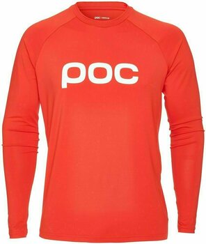 Camisola de ciclismo POC Essential Enduro Jersey Prismane Red M - 1