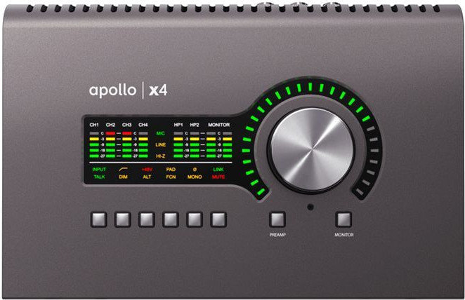 Thunderbolt audio převodník - zvuková karta Universal Audio Apollo x4