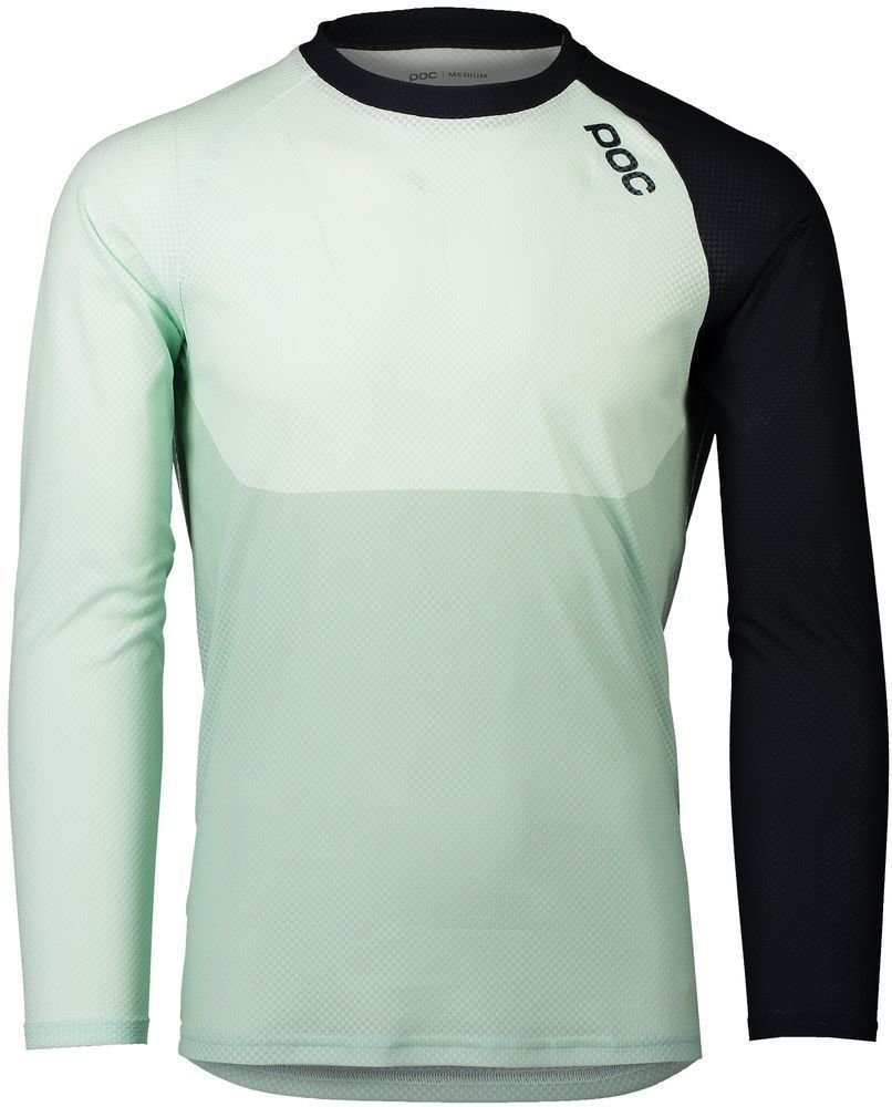 Odzież kolarska / koszulka POC MTB Pure LS Jersey Apophyllite Green/Navy Black S