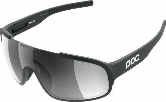 Cycling Glasses POC Crave Clarity Uranium Black/Violet/Silver Mirror Cycling Glasses - 1