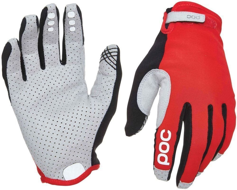 Bike-gloves POC Resistance Enduro ADJ Prismane Red S Bike-gloves