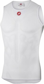 Odzież kolarska / koszulka Castelli Core Mesh 3 Sleeveless Baselayer Bielizna funkcjonalna White L/XL - 1