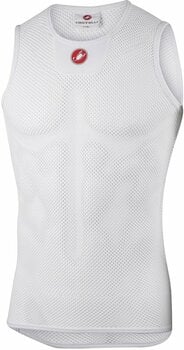 Odzież kolarska / koszulka Castelli Core Mesh 3 Sleeveless Baselayer Bielizna funkcjonalna White 2XL - 1