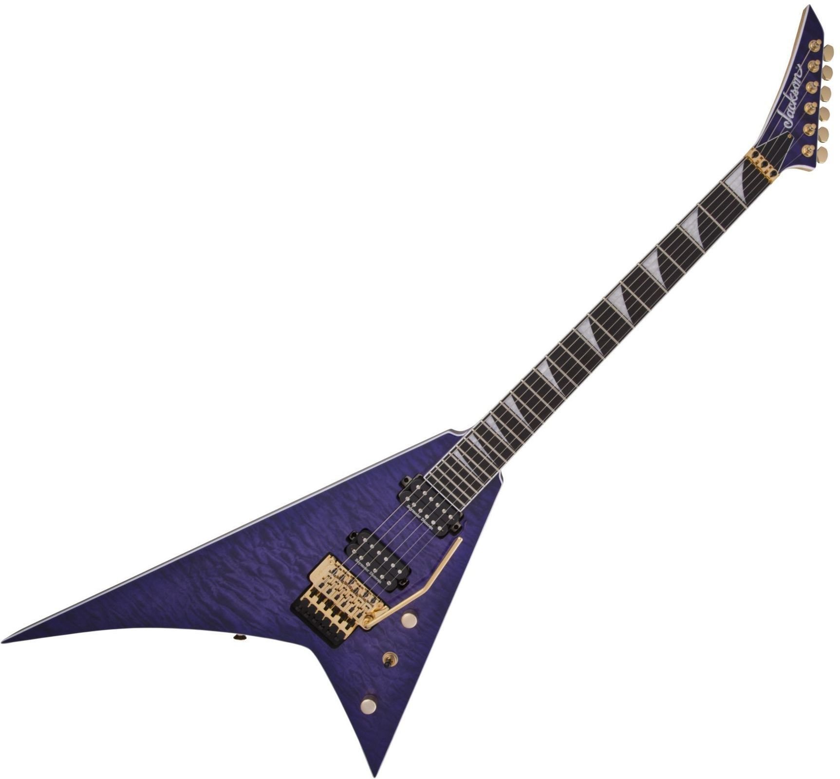 Elektrisk guitar Jackson PRO RR24Q Transparent Purple