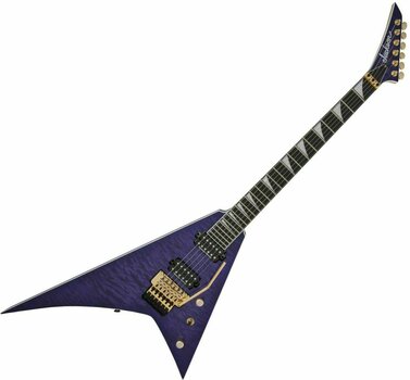Guitare électrique Jackson PRO RR24Q Transparent Purple - 1