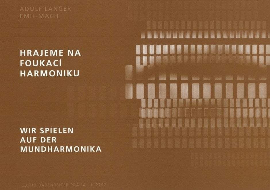Music sheet for wind instruments Langer - Mach Hrajeme na foukací harmoniku Music Book